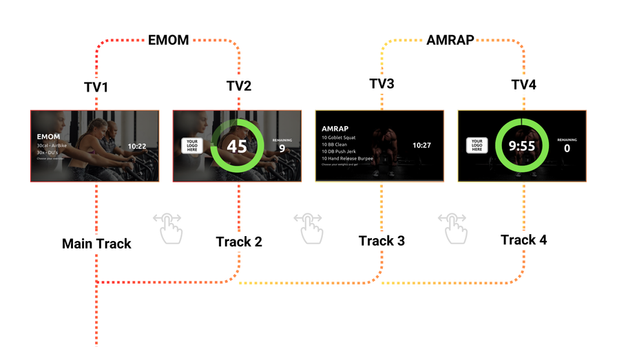 Multi-Track Whiteboard + Timer