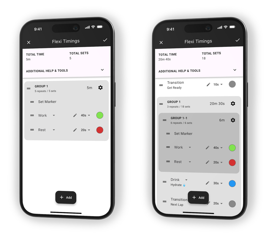 CloudFit Mobile App - Flexi Timings