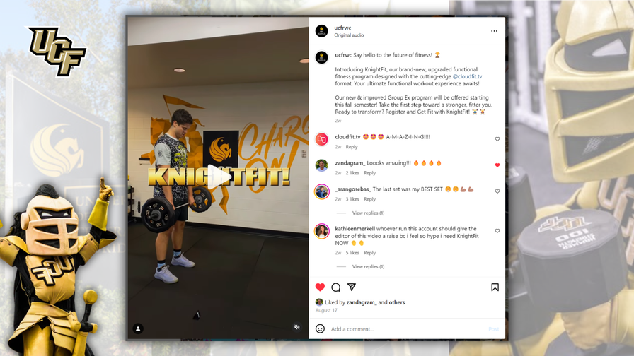 UCF KnightFit social media image