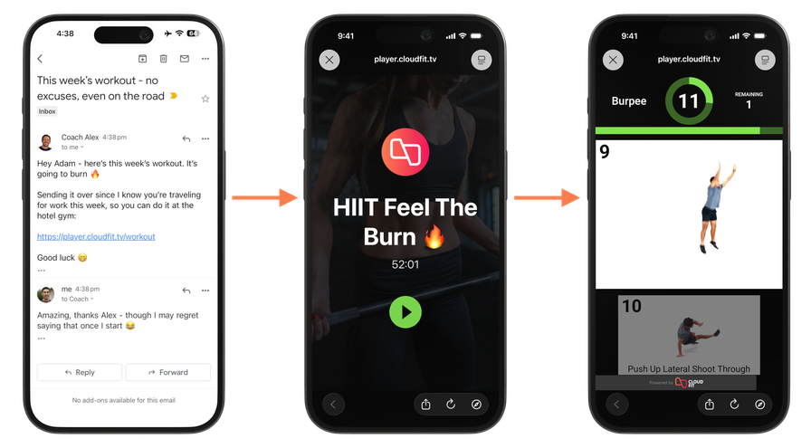 Published workouts example