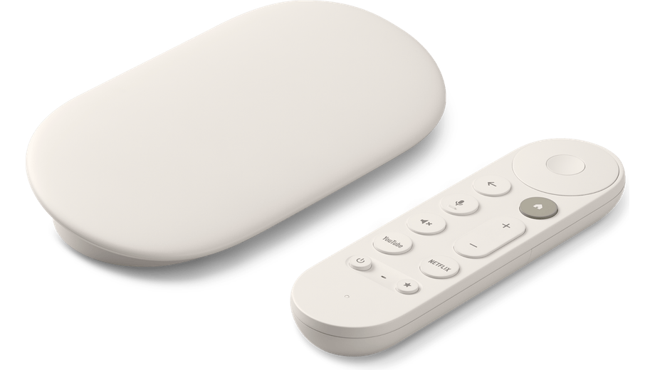 Google TV Streamer with remote