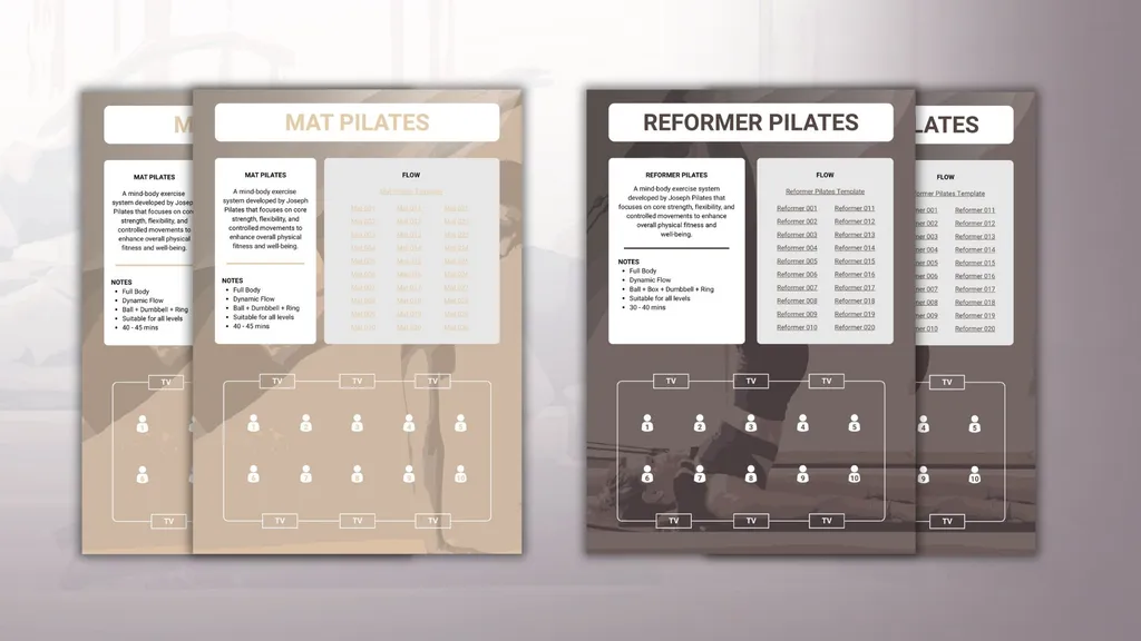 Pilates Workout Series: 50+ Free Pilates Workouts for Mat & Reformer — Ready to Deliver