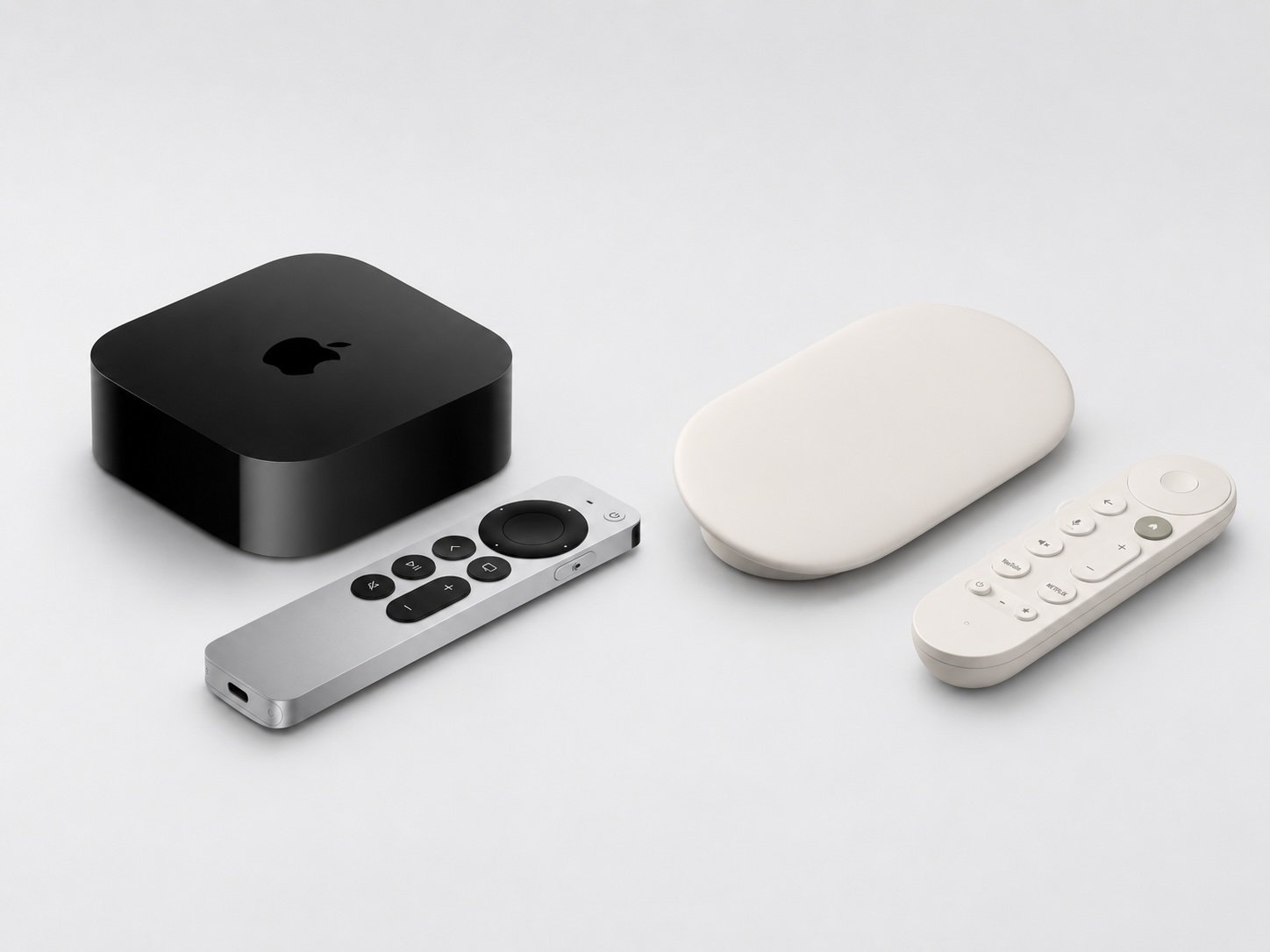 Apple TV, Google TV Streamer, or iPad — all supported